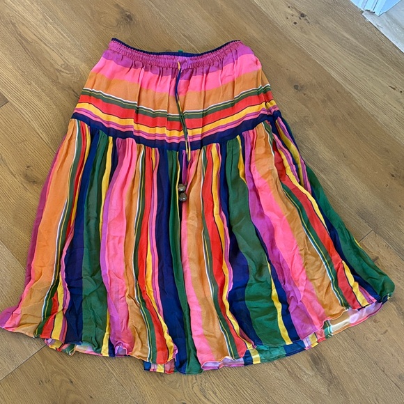 Farm Rio Multi-Color Striped Midi - Picture 3 of 7